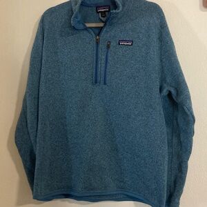 Patagonia Men's Zip-Up Sweater in Blue